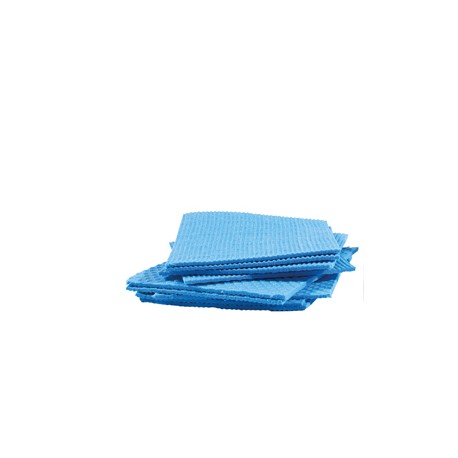 Pannospugna Aquos - 18 x 20 cm - azzurro - Perfetto - pack 10 pezzi