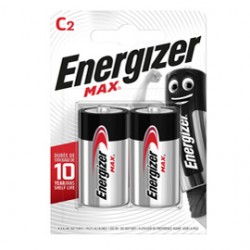 Pila C mezza torcia - 1,5V - Energizer Max - blister 2 pezzi