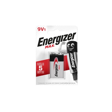 Pila Transistor 9V - 9V - Energizer Max - blister 1 pezzo