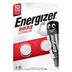 Pila CR2032 Lithium - 3V - Energizer - blister 2 pezzi