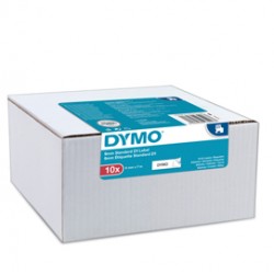 Nastro D1 409130 - 9 mm x 7 mt - PL - nero/bianco - Dymo - value pack 10 pezzi