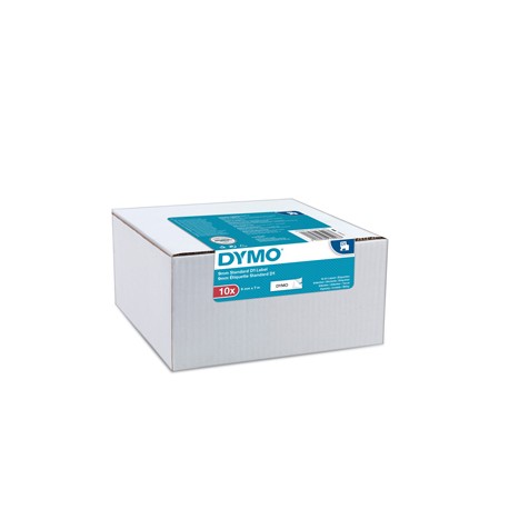 Nastro D1 409130 - 9 mm x 7 mt - PL - nero/bianco - Dymo - value pack 10 pezzi