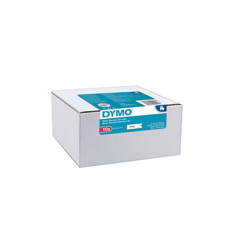 Nastro D1 standard 450130 - 12 mm x 7 mt - PL - nero/bianco - Dymo - value pack 10 pezzi