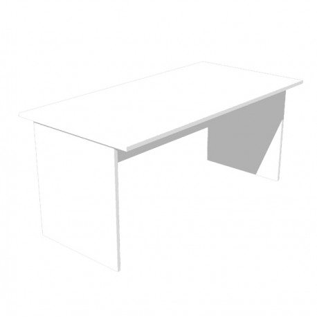 Scrivania Easy - lineare - 120 x 80 x 72 cm - bianco