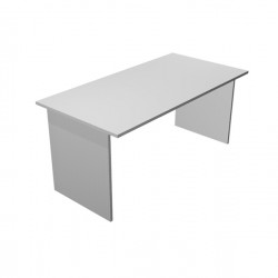 Scrivania Easy - lineare - 120 x 80 x 72,5 cm - grigio