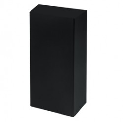 Contenitore gettacarte Bob Color - 30 x 20 x 70 cm - 42 L - metallo - nero - Medial