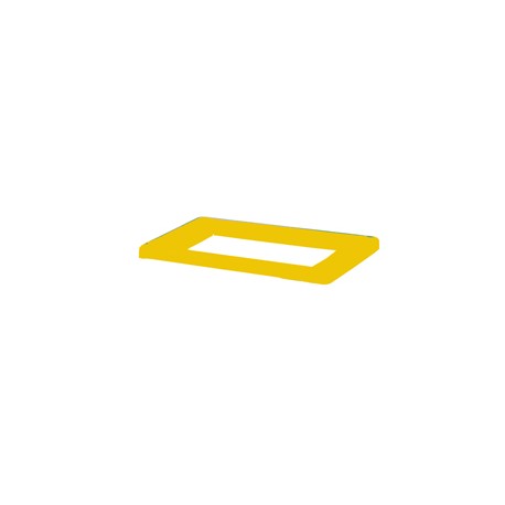 Coperchio per contenitore Bob Color - 30 x 20 x 3,5 cm - giallo - Medial