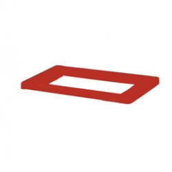 Coperchio per contenitore Bob Color - 30 x 20 x 3,5 cm - rosso - Medial
