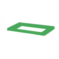 Coperchio per contenitore Bob Color - 30 x 20 x 3,5 cm - verde - Medial