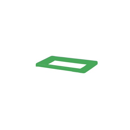 Coperchio per contenitore Bob Color - 30 x 20 x 3,5 cm - verde - Medial