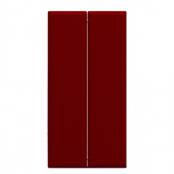 Pannello fonoassorbente Moody - 160x40 cm - rosso - Artexport