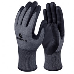 Guanti antitaglio Venicut F - maglia Xtrem Cut Touch - palmo in schiuma acquapolimerica - taglia 09 - grigio - Deltaplus
