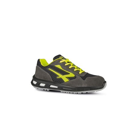 Calzatura di sicurezza Yellow S1P SRC - nylon/pelle scamosciata - grigio/giallo - taglia 46 - U-Power