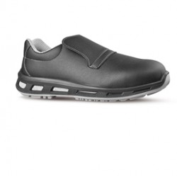 Calzatura di sicurezza Noir S2 FO SR - pelle idrorepellente - nero - taglia 44 - U-Power