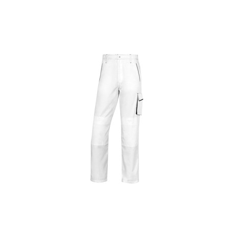 Pantalone da lavoro Panostyle M6PAN - taglia M - PE/cotone - bianco/grigio - Deltaplus