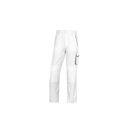 Pantalone da lavoro Panostyle M6PAN - taglia L - PE/cotone - bianco/grigio - Deltaplus