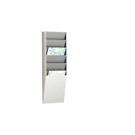 Portadepliant wall organizers - a 6 tasche A4 verticali - L23,6 x P8,3 x H71,2cm - Paperflow