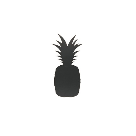 Lavagna da parete Silhouette - forma ananas - 49,3 x 23,6 cm - nero - Securit