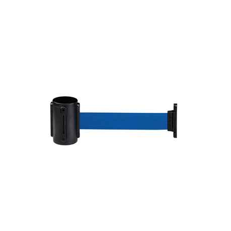 Segnapercorso murale Alfa Mural - nero - diametro 6 cm - con nastro blu da 200 cm - Medial