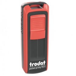Timbro tascabile Mobile Printy 9511 - personalizzabile - autoinchiostrante - 38x14 mm - 4 righe - Trodat