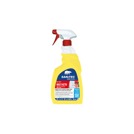 Sgrassatore disinfettante Multi Activ Limone - 750 ml - Sanitec