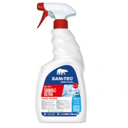 Detergente alcolico Sanialc Ultra - per superfici e tessuti - trigger 750 ml - Sanitec