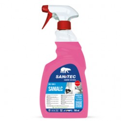 Detergente multisuperficie Sanialc - trigger 750 ml - alcolico - Sanitec
