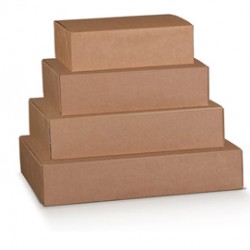 Scatola box per asporto linea Boite - 40x32x12 cm - avana - Scotton