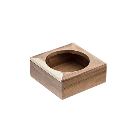 Supporto caraffa - in bamboo - 20x20x8 cm - colore naturale - Leone