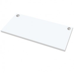 Piano di lavoro per scrivania Cambio - 160 x 80 x 2,5 cm - bianco - Fellowes