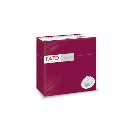 Busta portaposate - linea AirLaid - 40 x 40 cm - bordeaux - Fato - conf. 50 pezzi