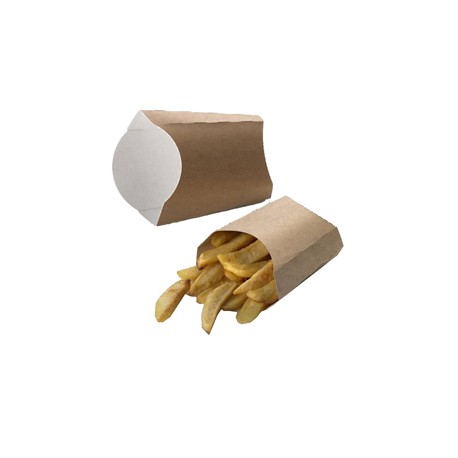 Box Street Food - per fritti - 13 x 13 x 5,5 cm - Leone - conf. 100 pezzi