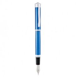 Penna stilografica Strata - tratto medio - fusto blu - Monteverde