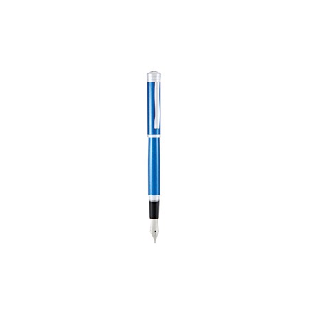 Penna stilografica Strata - tratto medio - fusto blu - Monteverde