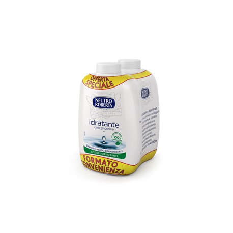 Ricarica bis sapone liquido Extra Idratante - 400 ml - Neutro Roberts