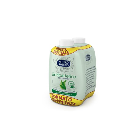 Ricarica bis sapone liquido Antibatterico - 400 ml - Neutro Roberts