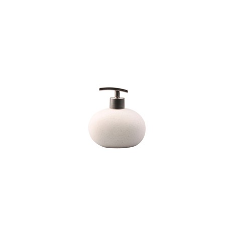 Dispenser sapone liquido linea Stone - bianco - King Collection