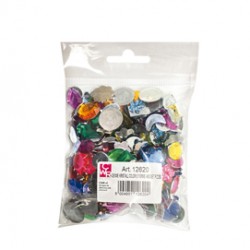 Gemme Kristall - colori e forme assortiti - CWR - conf. 250 pezzi
