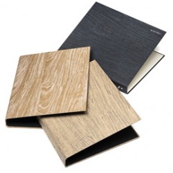 Raccoglitore 4R Wood - 245x307 mm - diametro 30 mm - colori assortiti - Colorosa