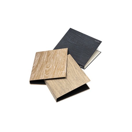 Raccoglitore 4R Wood - A4 - diametro 30 mm - colori assortiti - Colorosa