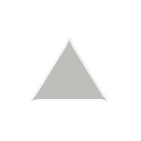 Tenda a vela triangolare ombreggiante - 5 x 5 x 5 m - PL - cenere - Garden Friend