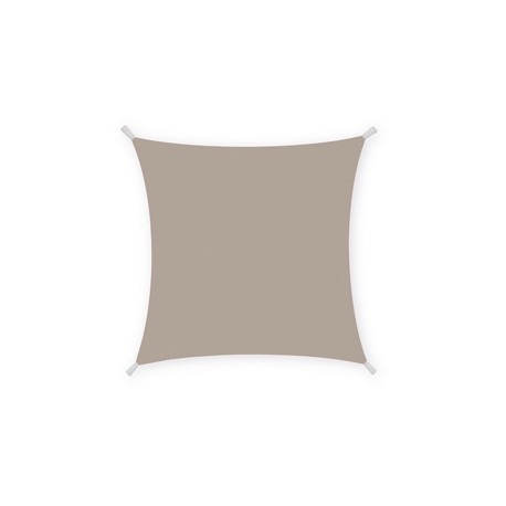 Tenda a vela quadrata ombreggiante - 3 x 3 m - PL - tortora - Garden Friend