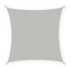 Tenda a vela quadrata ombreggiante - 3 x 3 m - PL - cenere - Garden Friend
