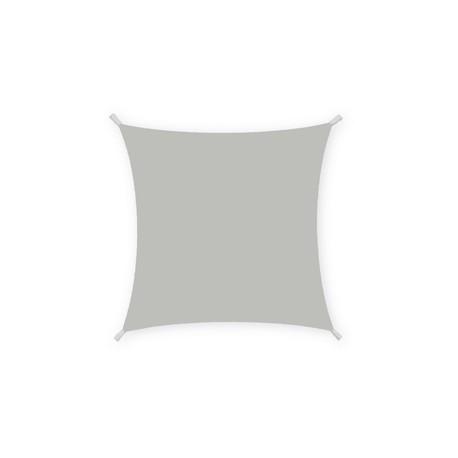 Tenda a vela quadrata ombreggiante - 3 x 3 m - PL - cenere - Garden Friend