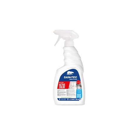 Detergente gel - profumato - con cloro attivo - trigger 750 ml - Sanitec