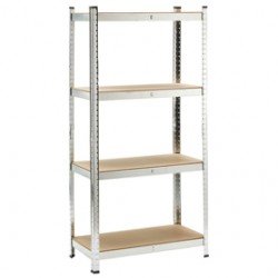 Scaffale in metallo e MFD - 4 ripiani - X-Robust