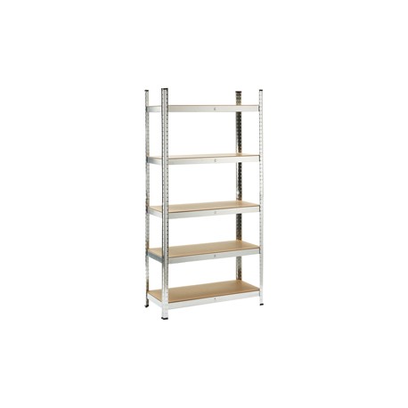 Scaffale - 5 ripiani - 180 x 40 x 90cm - metallo/MDF - X-Robust