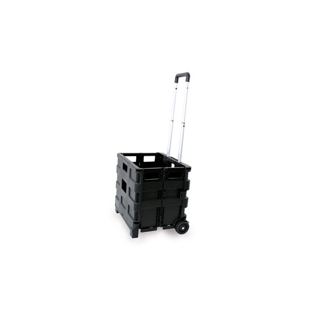 Carrello pieghevole con cassa in plastica - portata max 25 kg - X-Robust