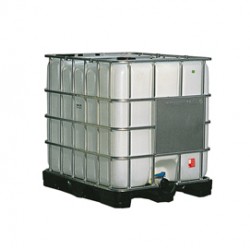 Cisternetta per lo stoccaggio - 100 x 120 x 116,5 cm - acciaio/HDPE - Carvel