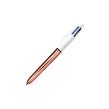 Penna a sfera scatto multifunzione 4 Colours Rose - 1,0 mm - Bic - conf. 12 pezzi